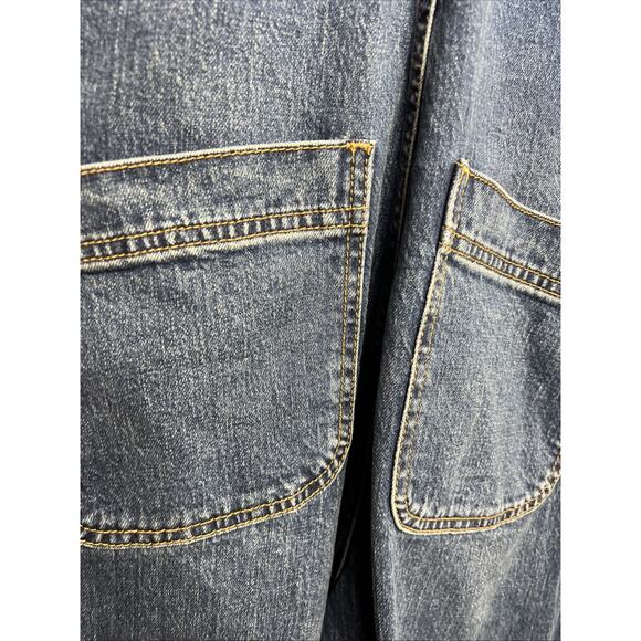 J.Crew Women XS Bibs Overalls Re-Imagined All Day Cotton Stretch Denim Blue Jean - Picture 5 of 11